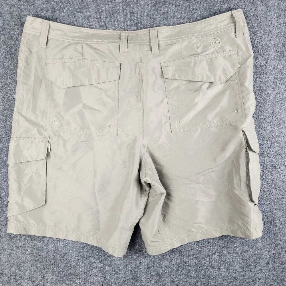 Magellan Outdoors Cargo‎ Shorts Mens 40 Tan 2 Piece Lot Water Repellent Hiking